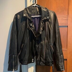Free People Faux Leather Jacket
